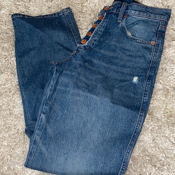 Lucky Brand Mid Rise Authentic Straight Jeans - Picture 1 of 5